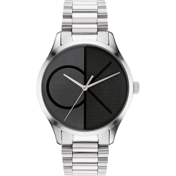 Oiritaly Watch Quartz Man Calvin Klein Iconic Silver Watches